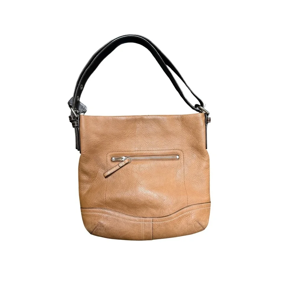 Coach Legacy Leather Hobo Shoulder Bag F10940 Silver Hardware Vintage Y2K oho